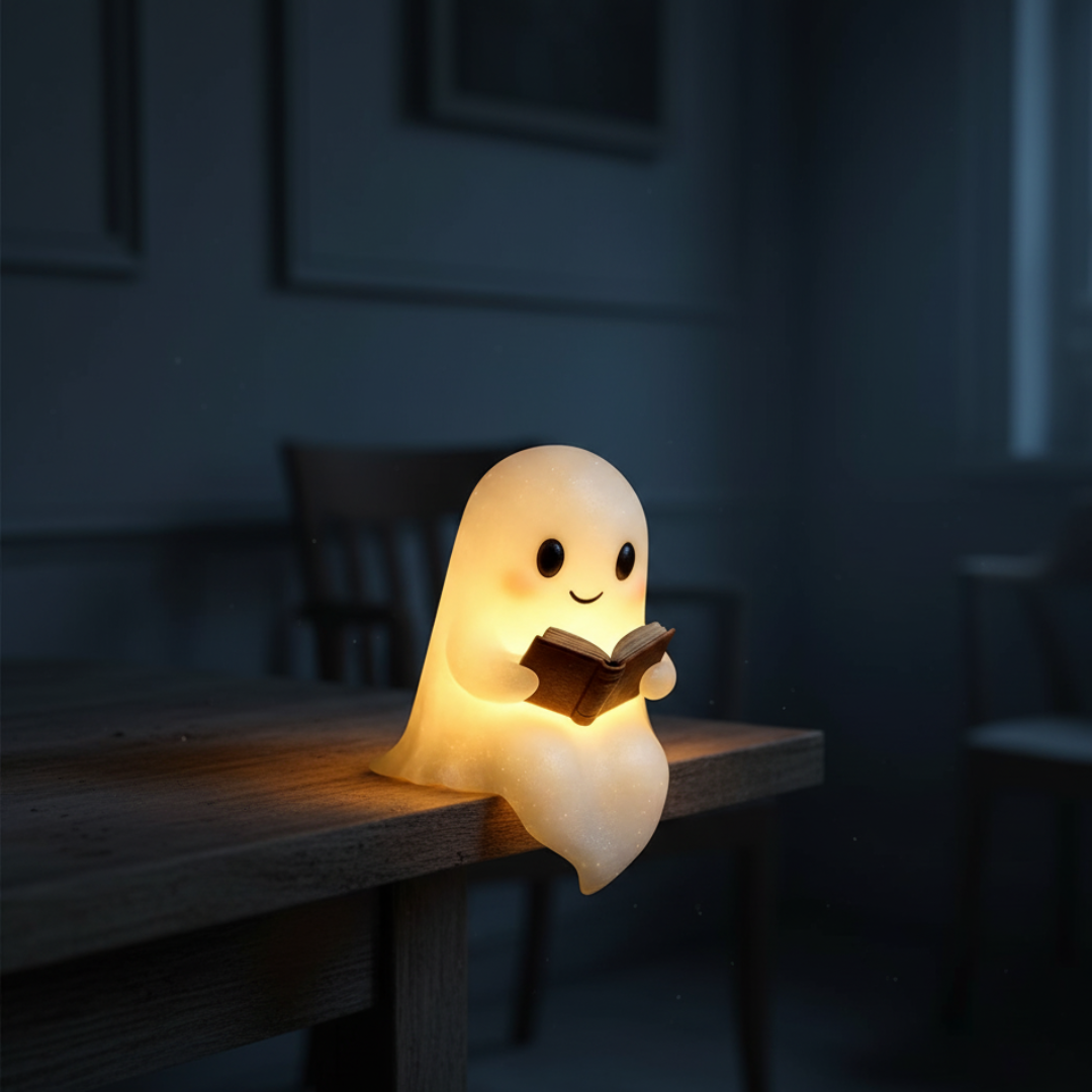 Table Lamp Ghost Night Light Warm LED