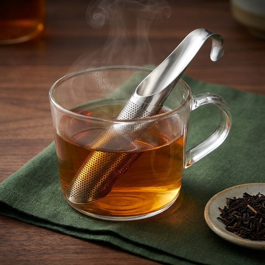 Compact Stainless Steel Tea Infuser Loose