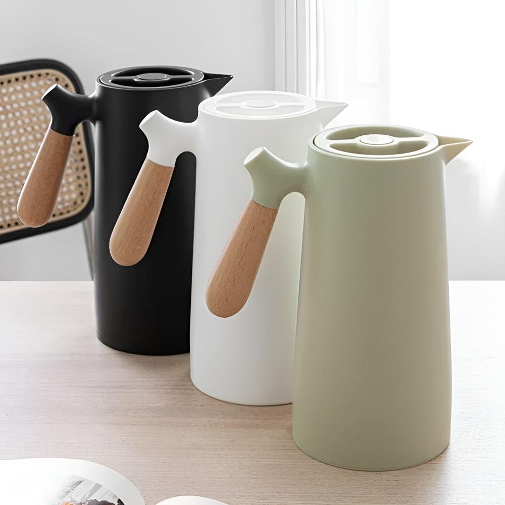 Thermal Carafe Insulated Wood Handle