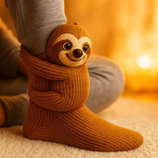 Socks Winter Plush Animal Slipper Style