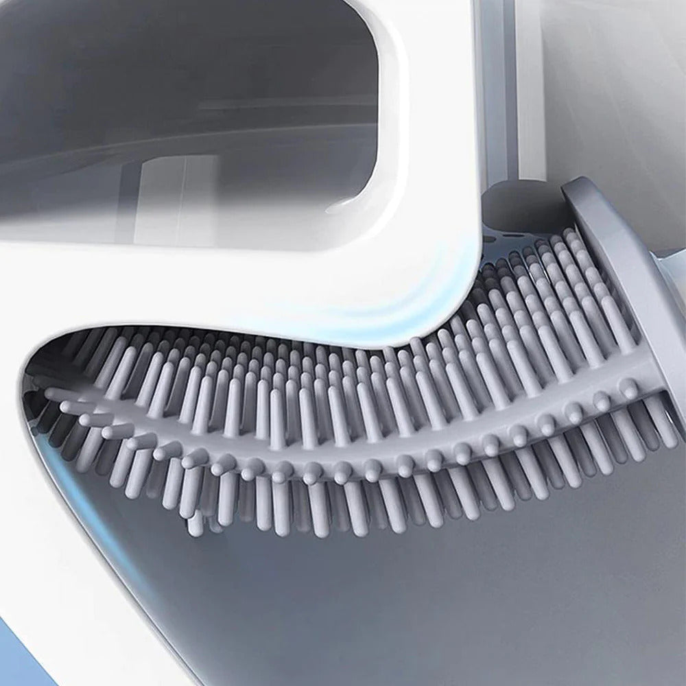 Toilet Brush Silicone Wall Mounted Bathroom