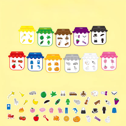 Toy Magnetic Sticker Color Sorting Board