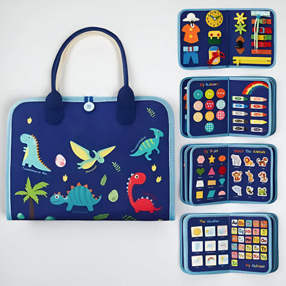 Toy Sensory Montessori Activity Board Travel
