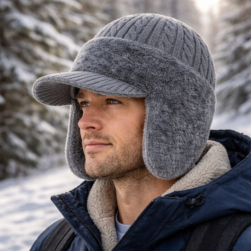 Trapper Winter Hat Ear Flap Knit Cap