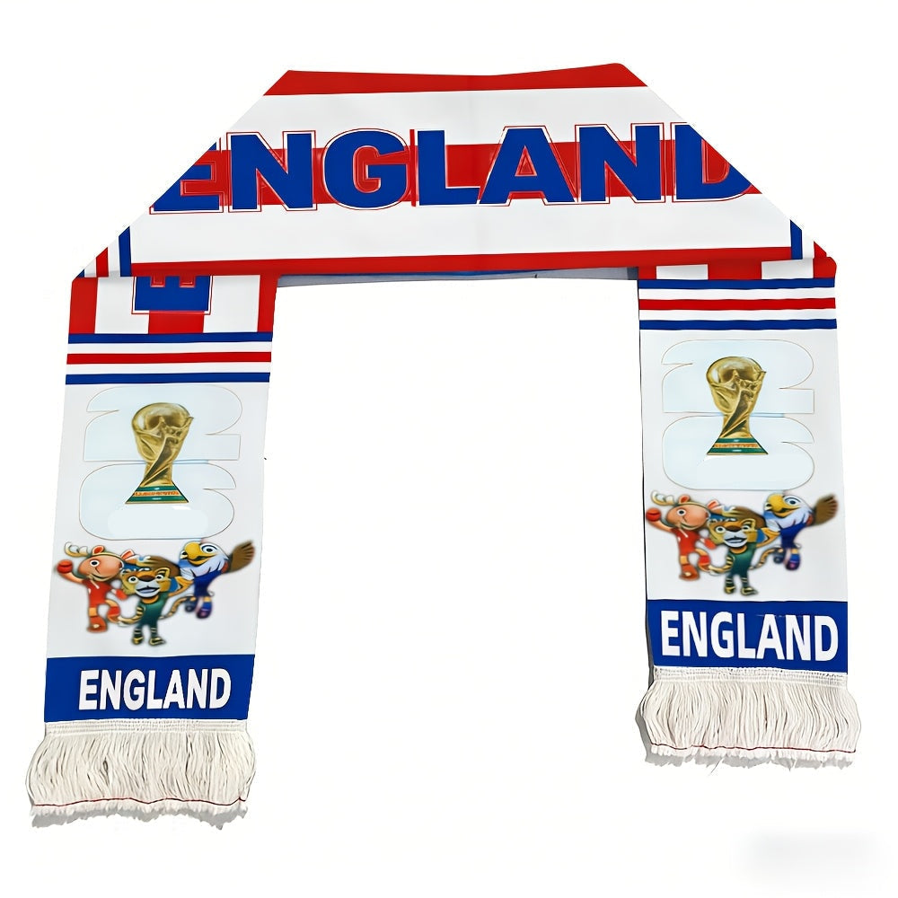 UK Flag Fan Scarf World Cup Supporter