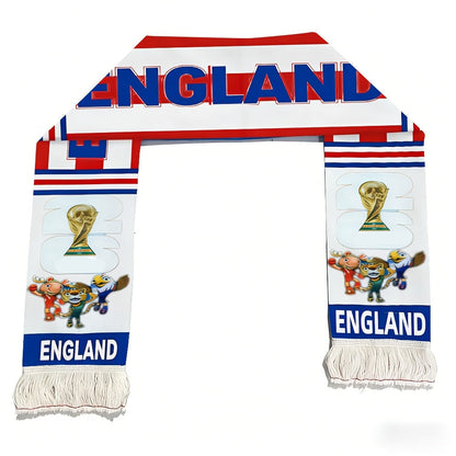 UK Flag Fan Scarf World Cup Supporter