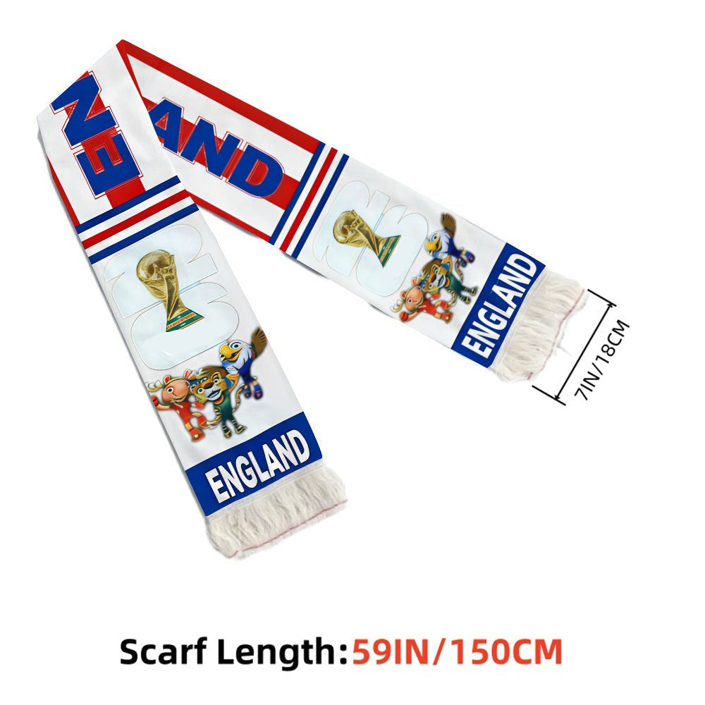 UK Flag Fan Scarf World Cup Supporter