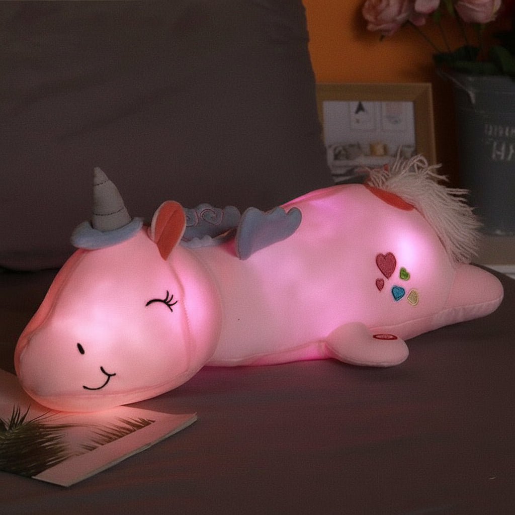 Plush Toy Light Up Unicorn Soft LED