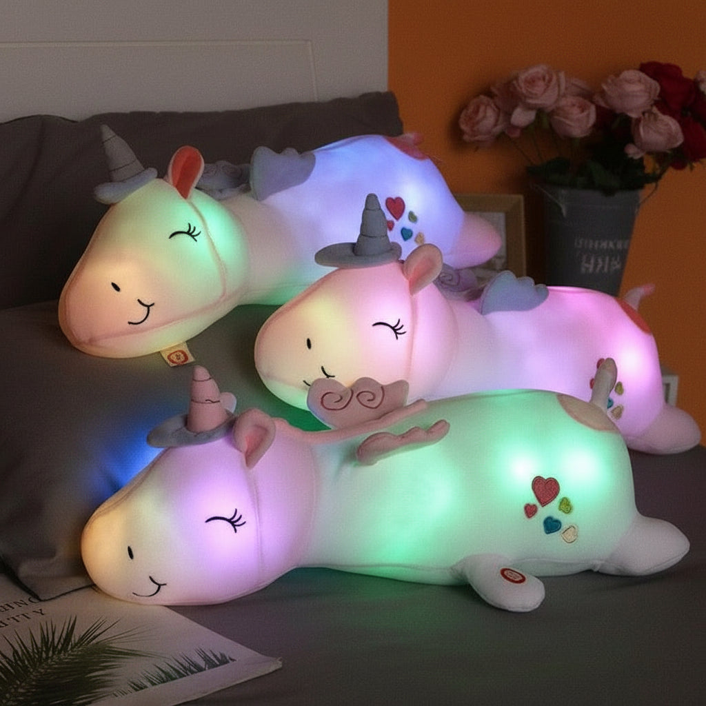 Plush Toy Light Up Unicorn Soft LED