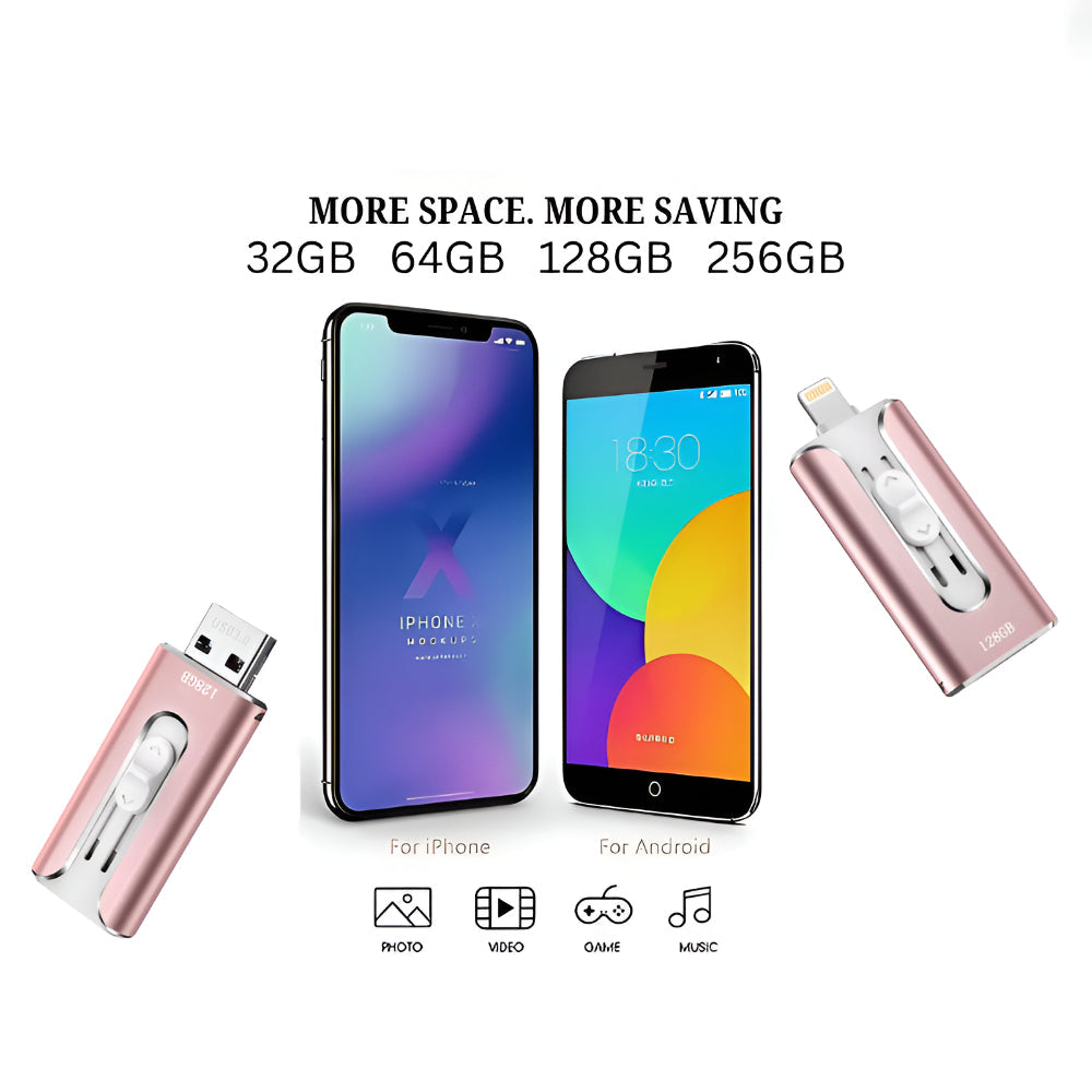 USB Flash Drive Multi Connector Phone