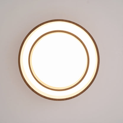 Vaako Ceiling Lamp Walnut Finish LED Ceiling