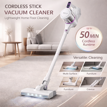 Vacuum Cleaner Cordless Stick Lightweight