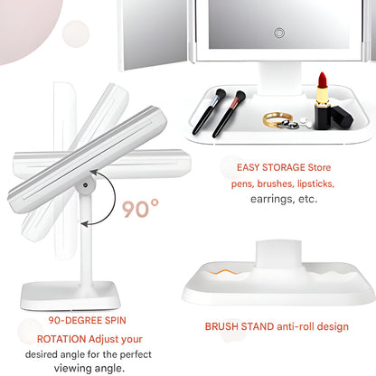 Vanity Mirror LED Adjustable Lighting