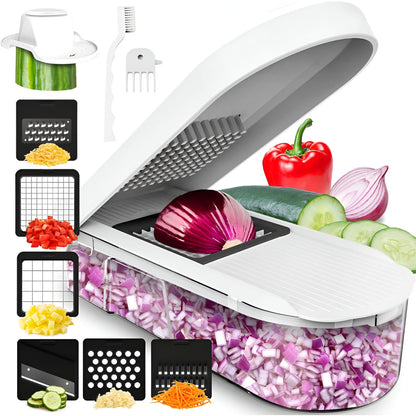 Vegetable Chopper Manual Food Prep Cutter