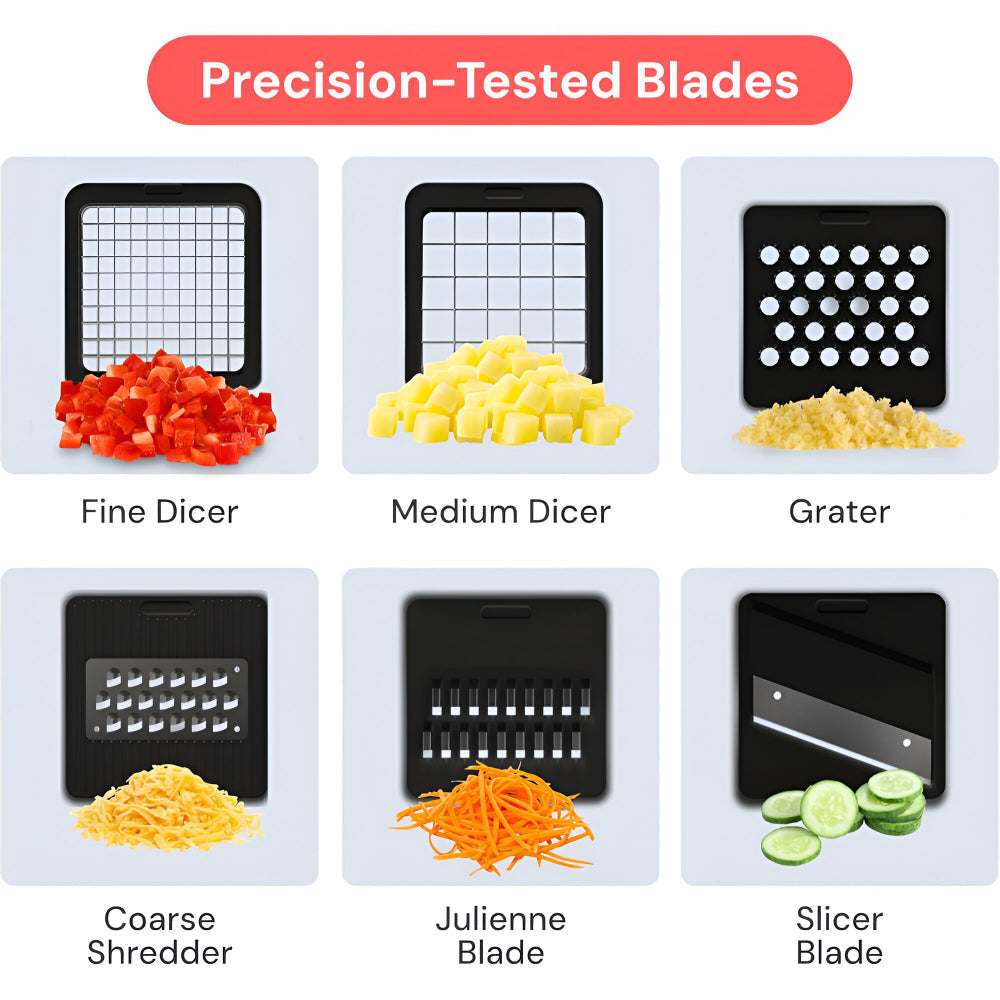 Vegetable Chopper Manual Food Prep Cutter