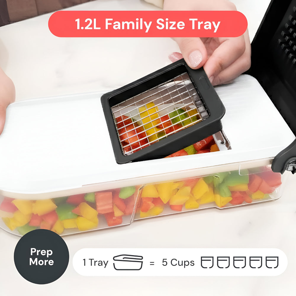 Vegetable Chopper Manual Food Prep Cutter