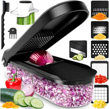 Vegetable Chopper Manual Food Prep Cutter