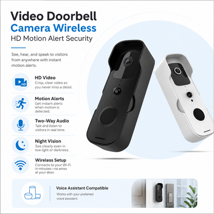 Video Doorbell Camera Wireless HD Motion