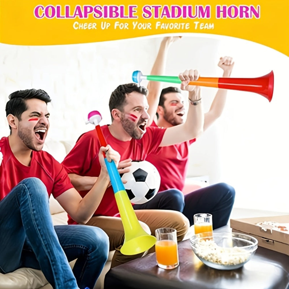 Foldable Vuvuzela Horn Set Stadium Cheering