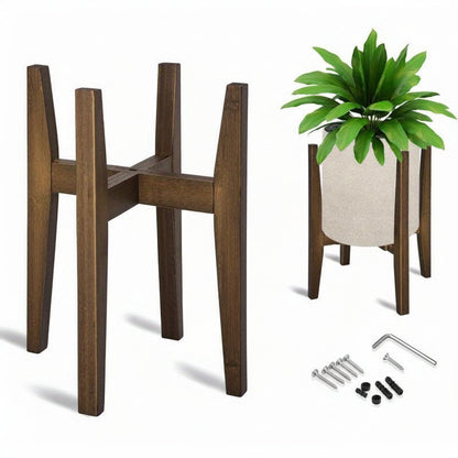 Plant Stand Adjustable Indoor Marble Top