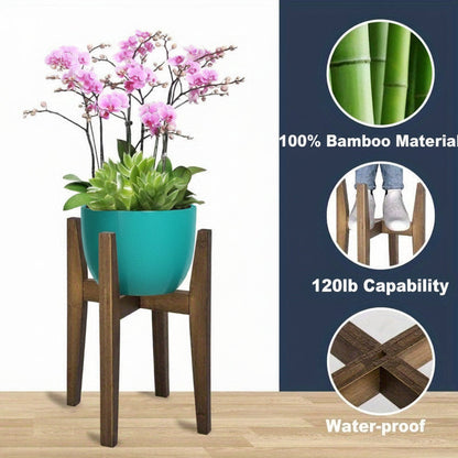 Plant Stand Adjustable Indoor Marble Top