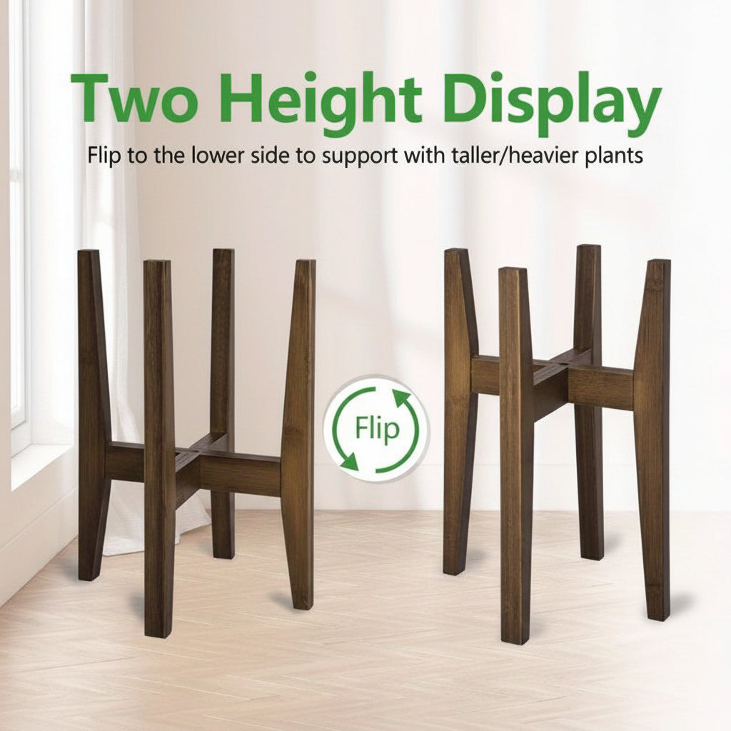 Plant Stand Adjustable Indoor Marble Top