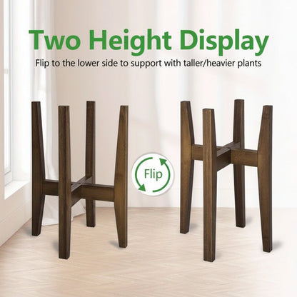 Plant Stand Adjustable Indoor Marble Top
