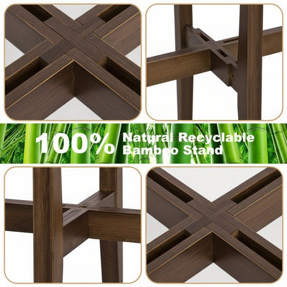 Plant Stand Adjustable Indoor Marble Top