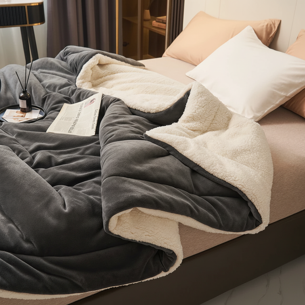 Throw Blanket Cozy Flannel Soft Warm Bed