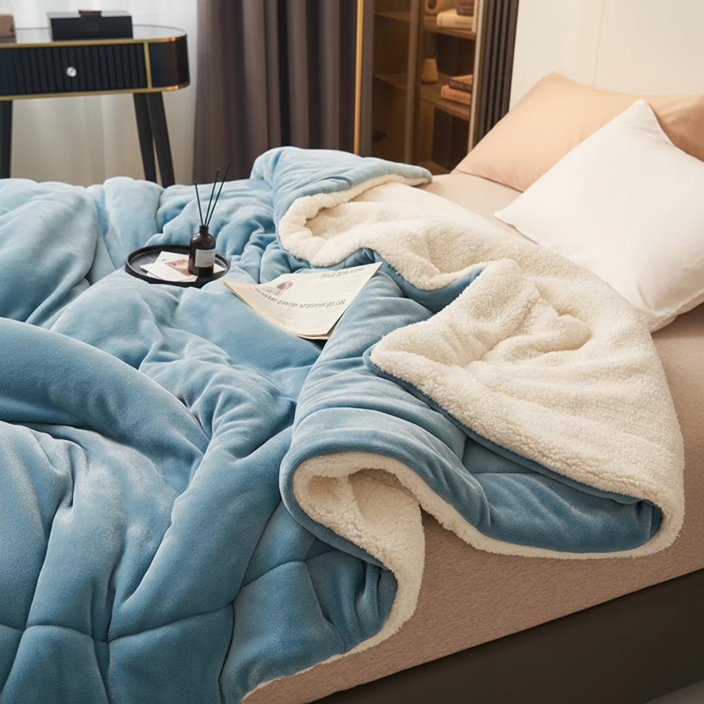 Throw Blanket Cozy Flannel Soft Warm Bed