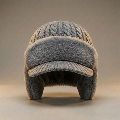 Winter Hat Ear Flap Trapper Knit Cap