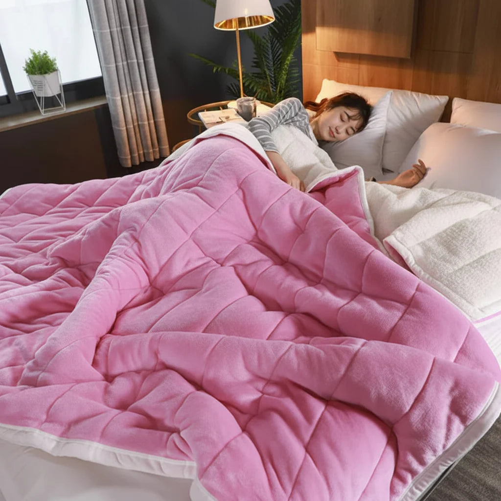 Blanket Flannel Throw Soft Warm Winter Sofa