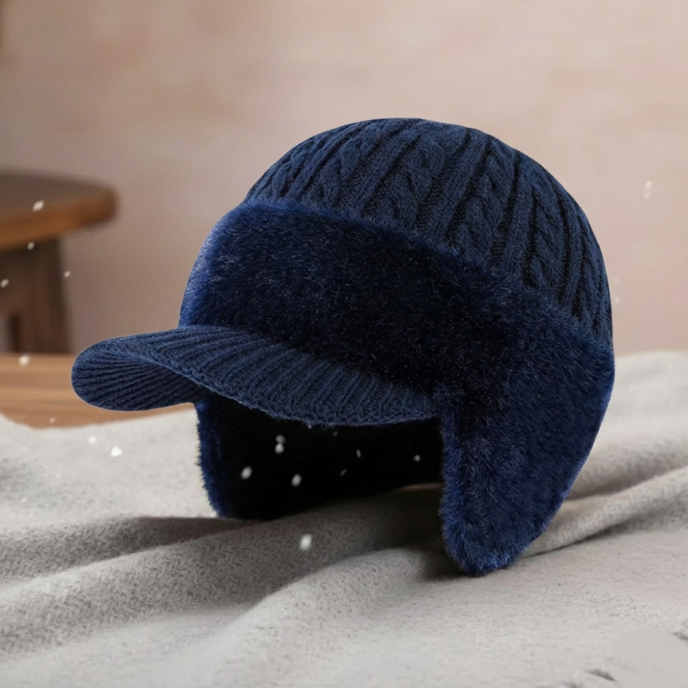 Winter Hat Trapper Knit Cap Ear Flap
