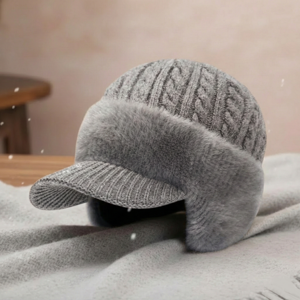 Winter Hat Trapper Knit Cap Ear Flap