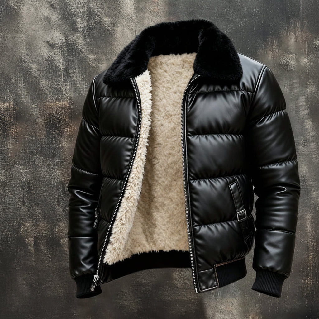 Winter Jacket Puffer High Collar Wind