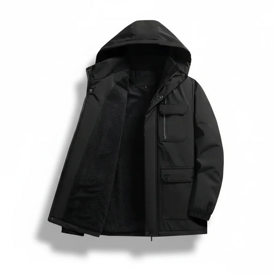 Mens Winter Jacket Slim Fit Waterproof