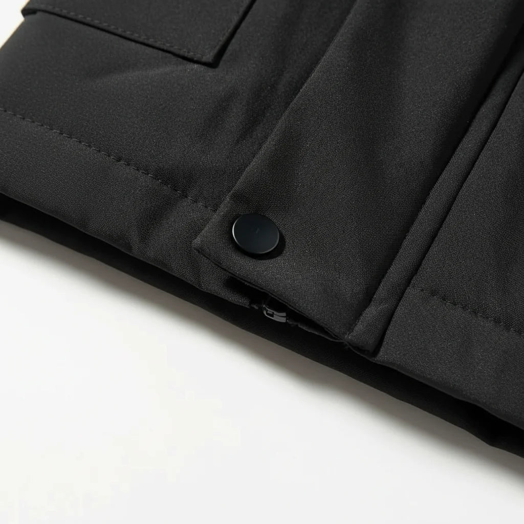 Mens Winter Jacket Slim Fit Waterproof