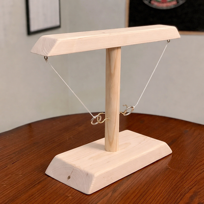Ring Toss Tabletop Game Wooden Hook And