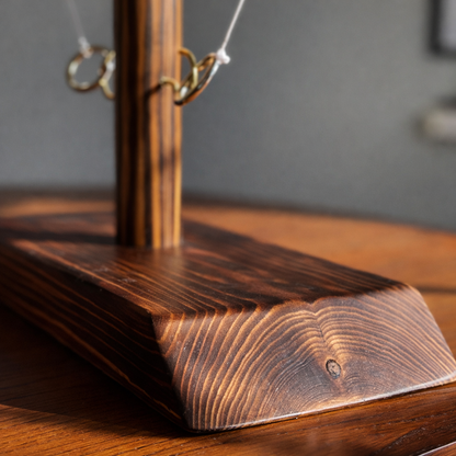 Ring Toss Tabletop Game Wooden Hook And