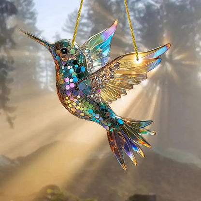 Wall Art Window Suncatcher Hummingbird