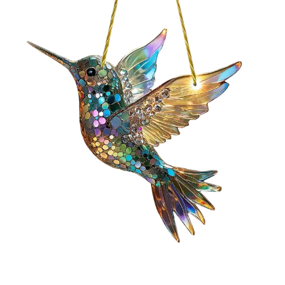 Wall Art Window Suncatcher Hummingbird