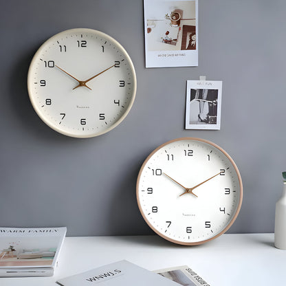 Wall Clock Silent Modern Round Decorative