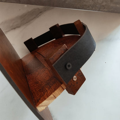 Wall Shelf Barrel Timber Round Display Mount