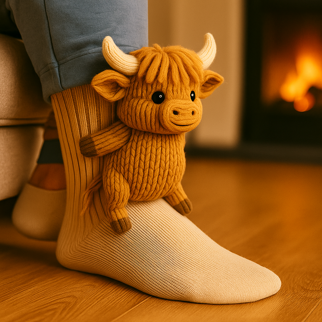 Socks Animal 3D House Non Slip Warm