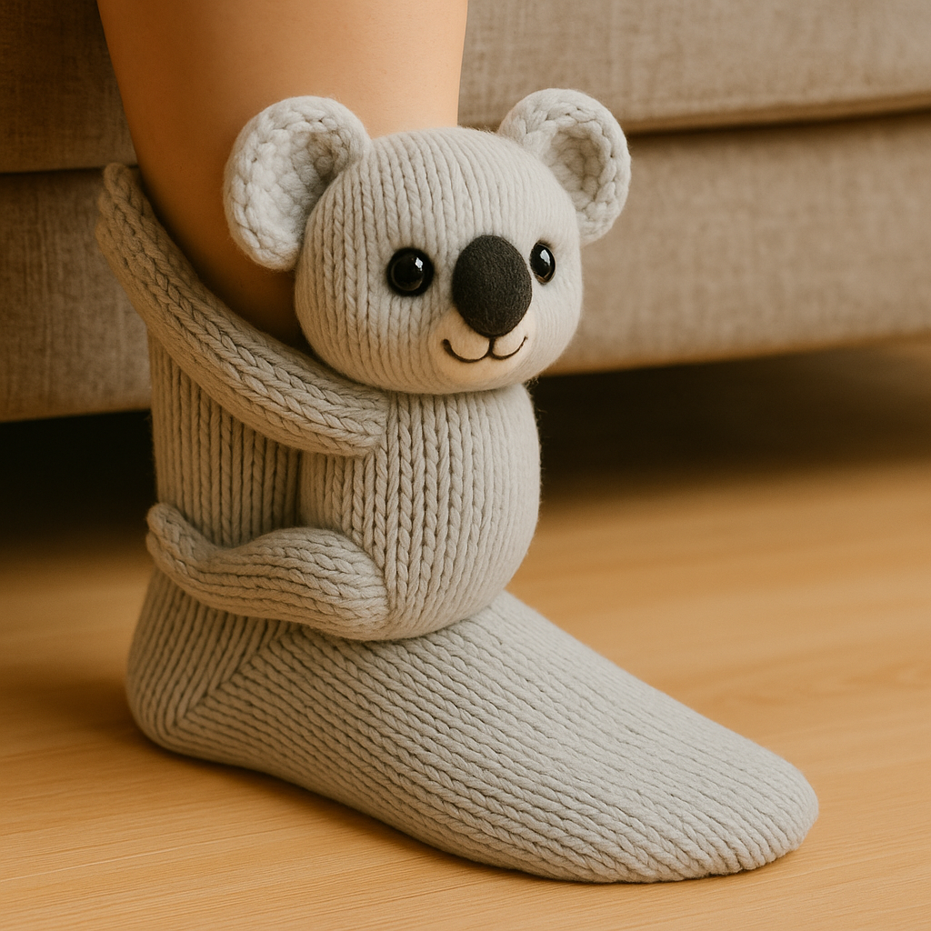 Socks Animal 3D House Non Slip Warm