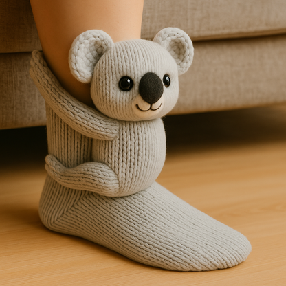 Socks Animal 3D House Non Slip Warm