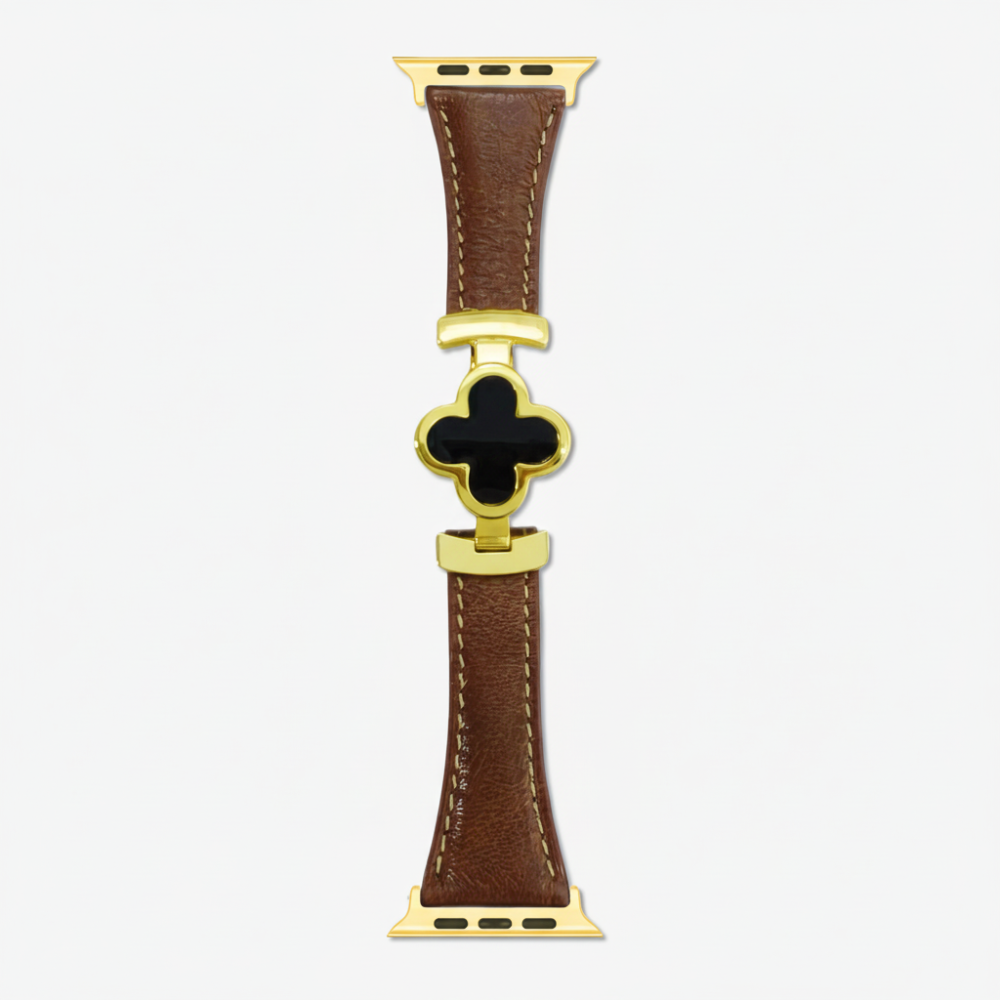 Watch Band Leather Floral Adjustable