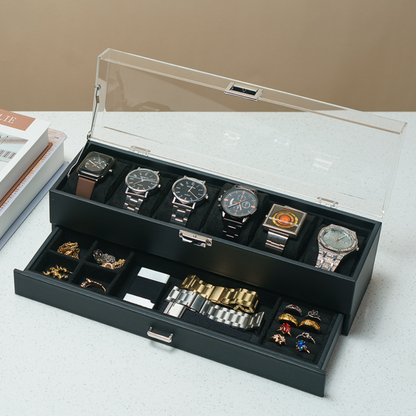 Watch Box Mothers Day Organizer 6 Slot