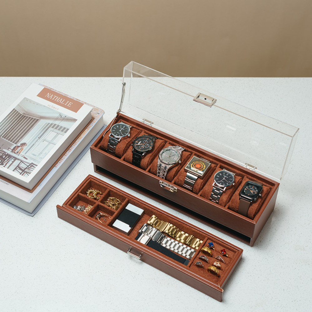 Watch Box Mothers Day Organizer 6 Slot