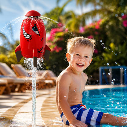 Water Sprinkler Outdoor Fun Shape Rocket